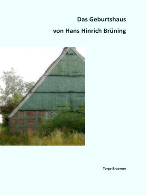cover image of Das Geburtshaus von Hans Hinrich Brüning